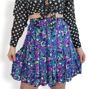 70s Flower Power Skirt 6 (S-M)